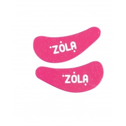 Патчі силіконові багаторазові для очей ZOLA (1 пара) / малинові