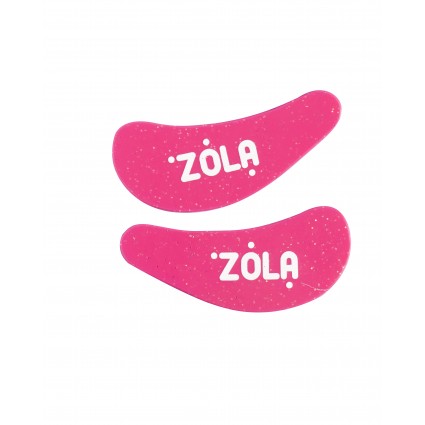 Патчи силиконовые многоразовые для глаз ZOLA (1 пара) / малиновые