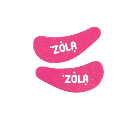 Reusable silicone eye patches ZOLA (1 pair) / raspberry