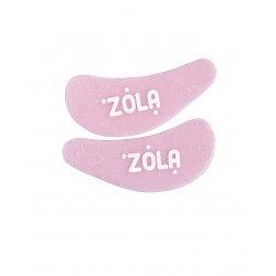 Патчи силиконовые многоразовые для глаз ZOLA (1 пара) / розовые