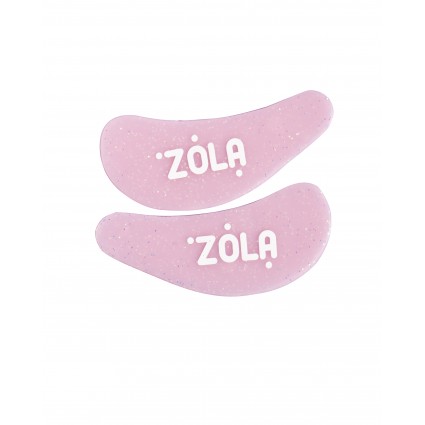 Reusable silicone eye patches ZOLA (1 pair) / pink