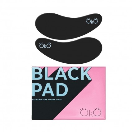 Plastry silikonowe pod oczy OKO - BLACK PAD - czarne