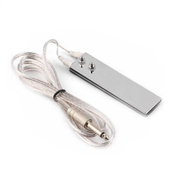 Pedal for tattoo machine / steel with transparent cord