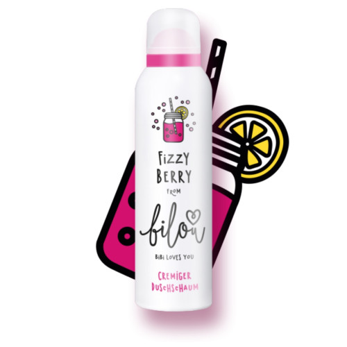 Bilou Fizzy Berry Shower Foam / "Sparkling Berries", 200 ml