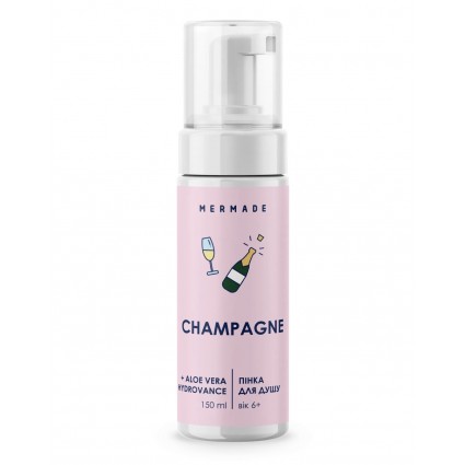 MERMADE Champagne Shower Foam, 150 ml - REDUCED (ends at 12.25 p.m.)