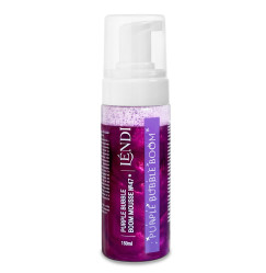 Пінка для вмивання брів та вій Lendi - Purple Bubble Boom Mousse (фіолет із шиммером), 150 мл