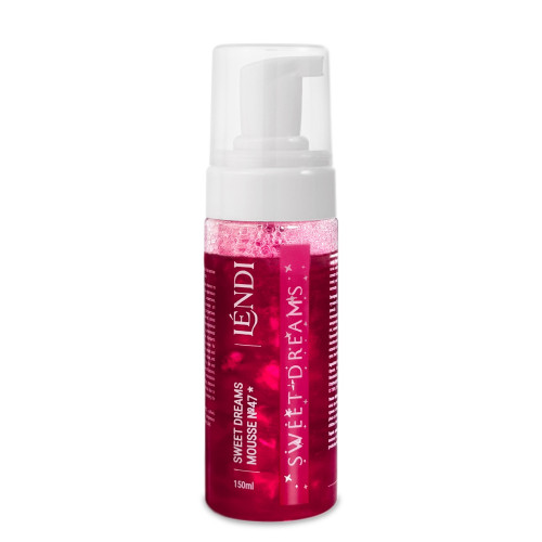 Lendi Eyebrow and Eyelash Cleanser - Sweet Dreams Mousse (różowy z połyskiem), 150 ml