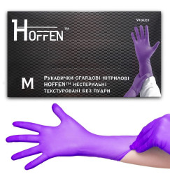 NITRILE gloves Hoffen 100 pcs per pack / purple / size M