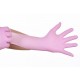 Перчатки нитриловые Mercator Medical Nitrylex Pink - нежно-розовые S        