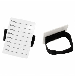 Eyelash bracelet / white tablet