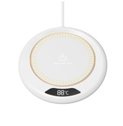 Gel heating coaster warmer - Heating Cup USB - white