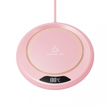 Gel heating coaster warmer - Heating Cup USB - pink
