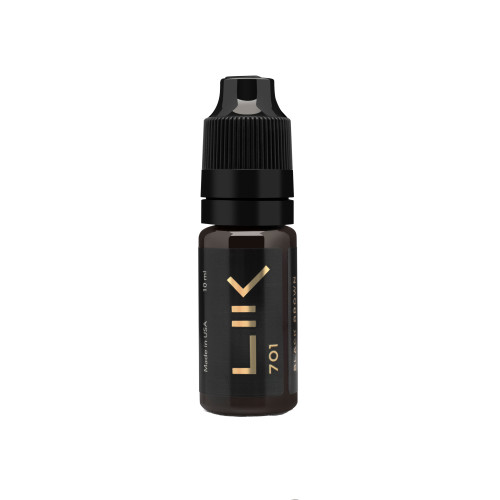 Пігмент для перманентного макіяжу Lik Brows/701 Black Brown, 10 мл