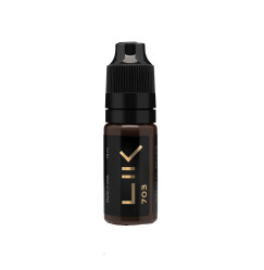 Pigment for permanent makeup Lik Brows / 703 Natural Brown, 10 ml