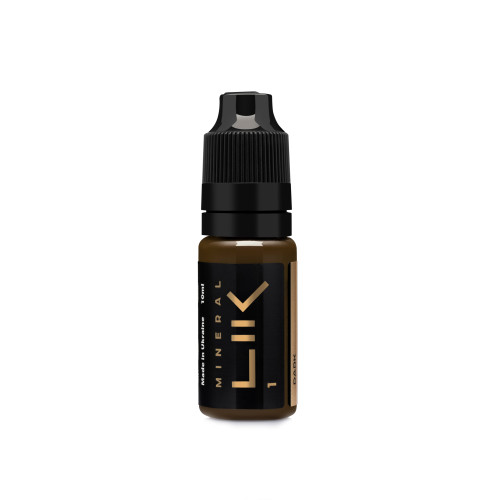 Pigment do makijażu permanentnego Lik MINERAL / 1 Ciemny, 10 ml