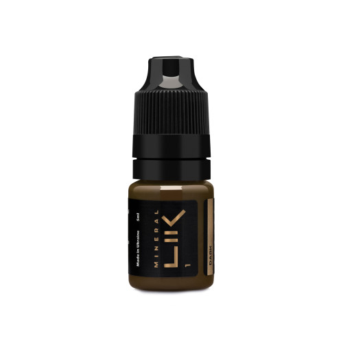 Пигмент для перманентного макияжа Lik MINERAL / 1 Dark, 5 мл
