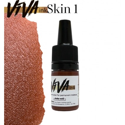Пігмент для перманентного макіяжу Viva - Skin 1, 6 мл - УЦІНКА (термін до 12.25)