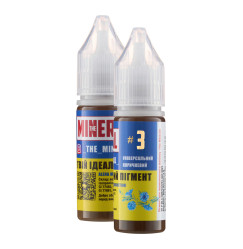 Eyebrow tattoo pigment The Mineral / #3 Universal brown, 15 ml