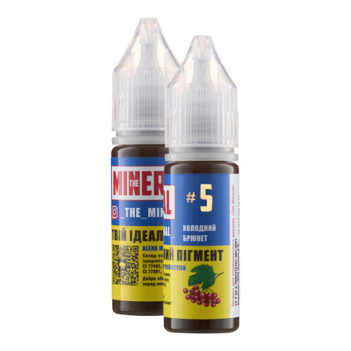 Eyebrow tattoo pigment The Mineral / #5 Cold brunette, 15 ml