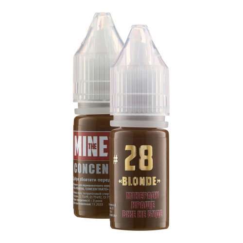 Pigment do tatuażu brwi The Mineral / KONCENTRAT / #28 Blond, 11 ml