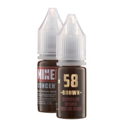 Eyebrow tattoo pigment The Mineral / CONCENTRATE / #58 Brown, 11 ml