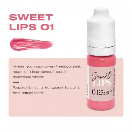 Sweet Lips 01 Lip Tattoo Pigment, 5 ml - DISCOUNTED (ends on 07.26)