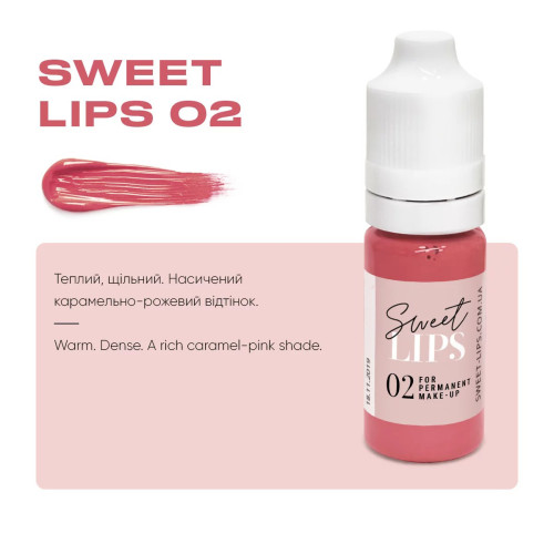 Sweet Lips 02 lip tattoo pigment, 5 ml - SALE (expiry date until 09.26)