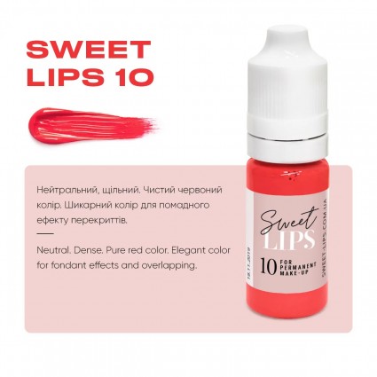 Pigment for lip tattoo Sweet Lips 10, 5 ml
