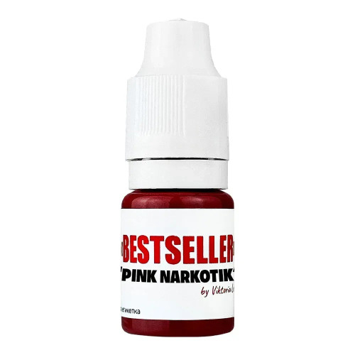 The Mineral Lip Tattoo Pigment - Bestseller - Pink Narrkotik, 6 ml