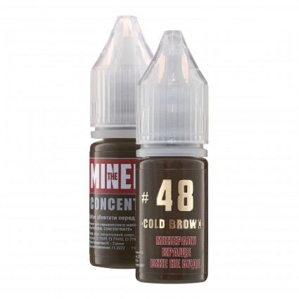 Пигмент для татуажа бровей The Mineral / CONCENTRATE / #48 Cold Brown, 11 мл