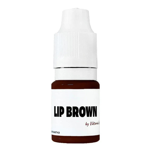 Пігмент-коректор для перманентного макіяжу губ The Mineral - Lip Brown, 6 мл