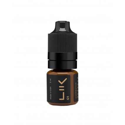 Пігмент коректор для перманентного макіяжу Lik Corrector/01 Bronze, 5 мл