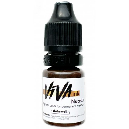 Пігмент для перманентного макіяжу Viva - Eyebrows 2 - Nutella, 6 мл - УЦІНКА (термін до 12.25)