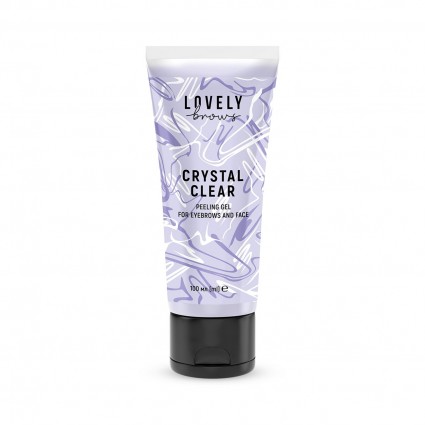 Roller peelingujący do brwi i twarzy Lovely Brows / CRYSTAL CLEAR, 100 ml