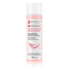 Peeling w rolce Shelly do rąk i stóp z hydrolatem różanym, ekstraktem z granatu i kwasami AHA, 200 ml