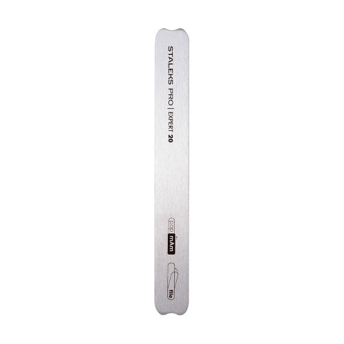 Straight metal file base STALEKS PRO EXPERT 20 papmAm / metal
