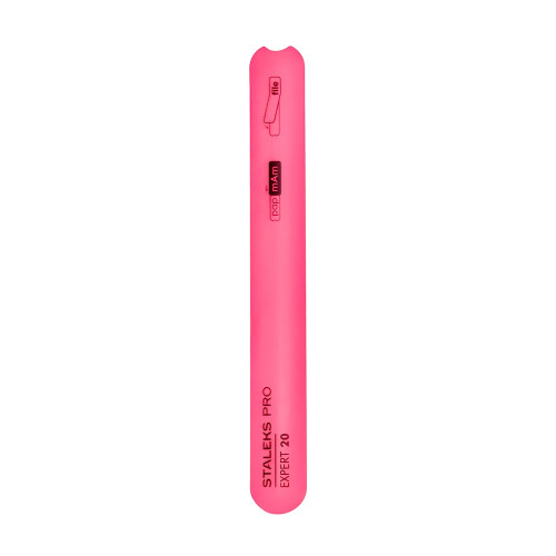 File base plastic beveled straight STALEKS PRO EXPERT 20 papmAm / pink