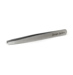 Eyebrow tweezers Design Lashes / straight silver