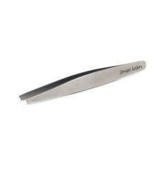 Eyebrow tweezers Design Lashes / beveled silver