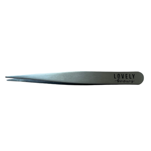 Pęseta do brwi Lovely Brows point - srebrna