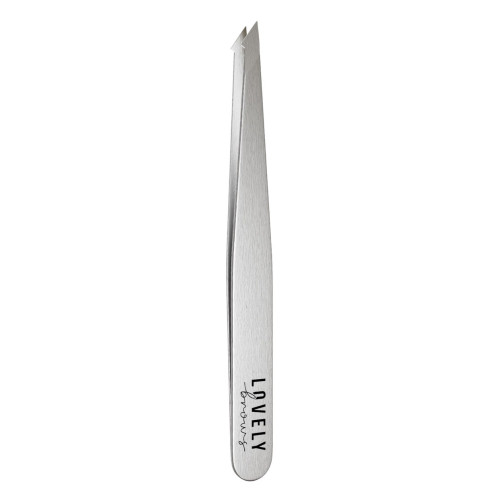 Pęseta do brwi Lovely Brows (ostra) – srebrna