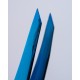 Пінцет для брів професійний скошений ZOLA - PREMIUM Series - BLUE