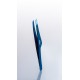 Пінцет для брів професійний скошений ZOLA - PREMIUM Series - BLUE