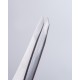 Пинцет для бровей профессиональный скошенный ZOLA - PREMIUM Series - SILVER