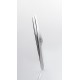 Пинцет для бровей профессиональный скошенный ZOLA - PREMIUM Series - SILVER