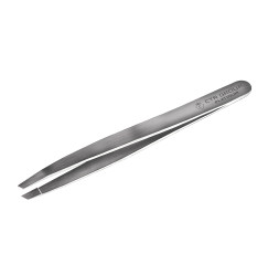 Eyebrow tweezers beveled CTR GROUP & KUCHMA NATALI / metallic Platinum