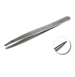 Eyebrow tweezers beveled CTR GROUP & KUCHMA NATALI / metallic PRO S1