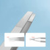 Eyebrow tweezers beveled sharp unbranded / metallic