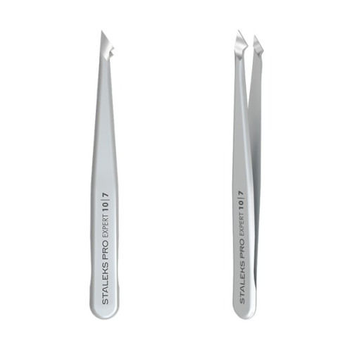 Пінцет для брів STALEKS PRO EXPERT-10 TYPE 7