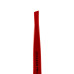 Пинцет для бровей STALEKS PRO EXPERT / 11 TYPE 3 / красный